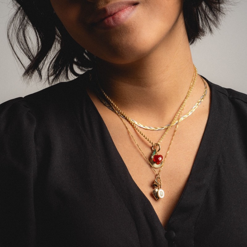 Solid Gold Figaro Chain