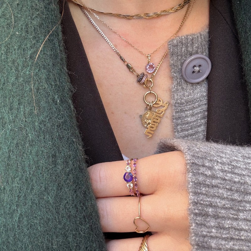 Solid Gold 2025 February Capsule Classic Amethyst Statement Ring