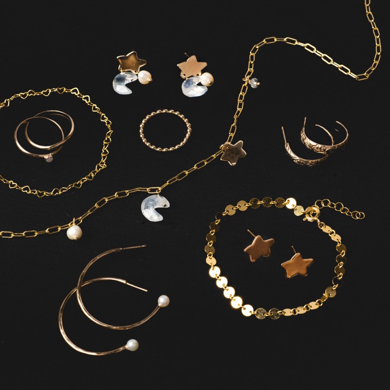 Sunburst Circle Disc Bracelet