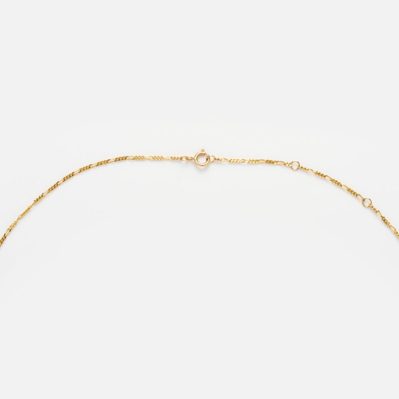 Solid Gold Figaro Chain