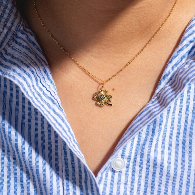 Lucky Emerald Necklace
